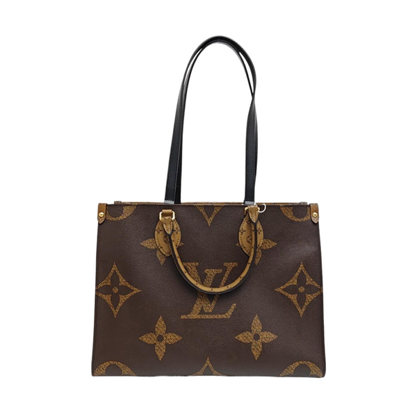 ONTHEGO MM Monogram Coated Canvas Brown