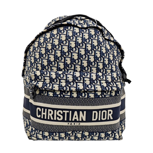 Diortravel Oblique Canvas Blue