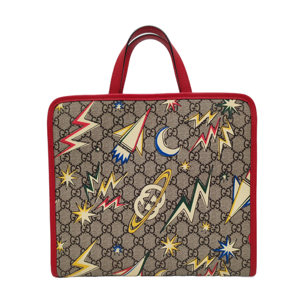 Children’s GG Bucket Monogram Coated Canvas Beige
