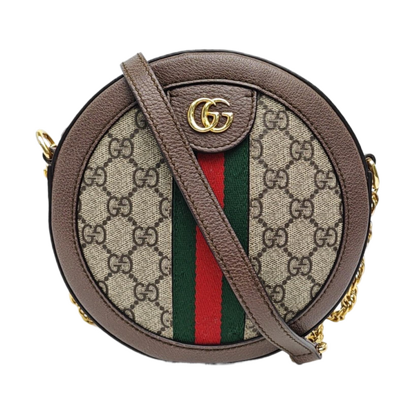 Ophidia Mini Monogram Coated Canvas Beige