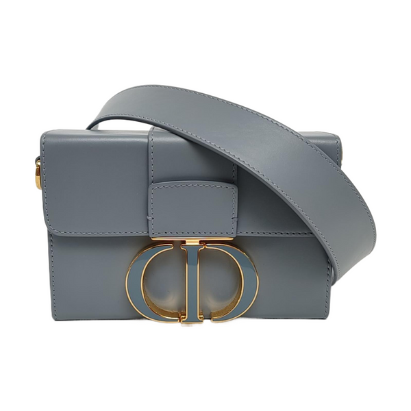 Authenticated pre-owned 30 Montaigne Calfskin Blue - Shoulder Bag at Looply