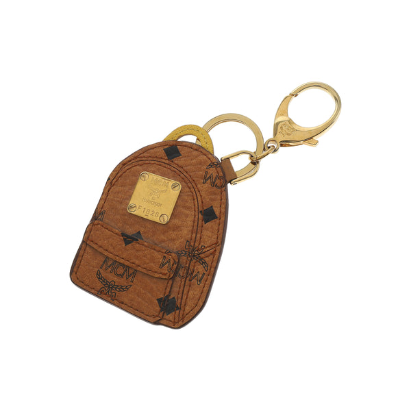Brown Leather Bag Charm