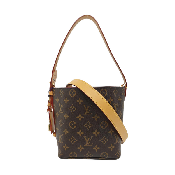 ALL IN Monogram Coated Canvas Brown