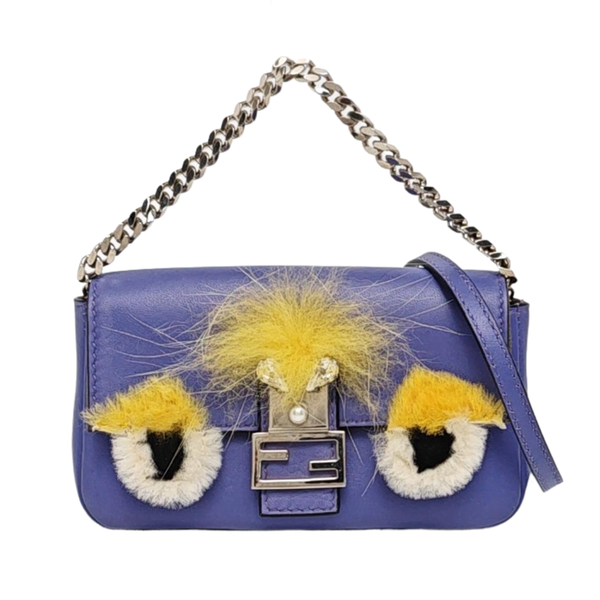 Baguette Micro Lambskin Purple