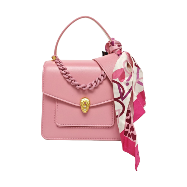 SERPENTI FOREVER Small Lambskin Pink