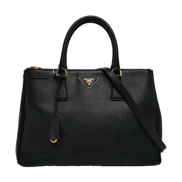 Authenticated pre-owned Galleria Calfskin Black - Shoulder Bag at Looply