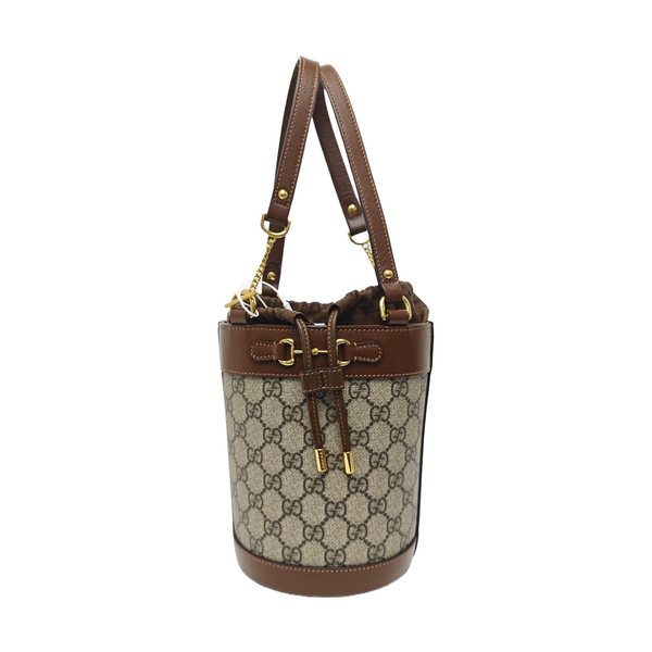 Horsebit 1955 Small Coated Canvas Beige