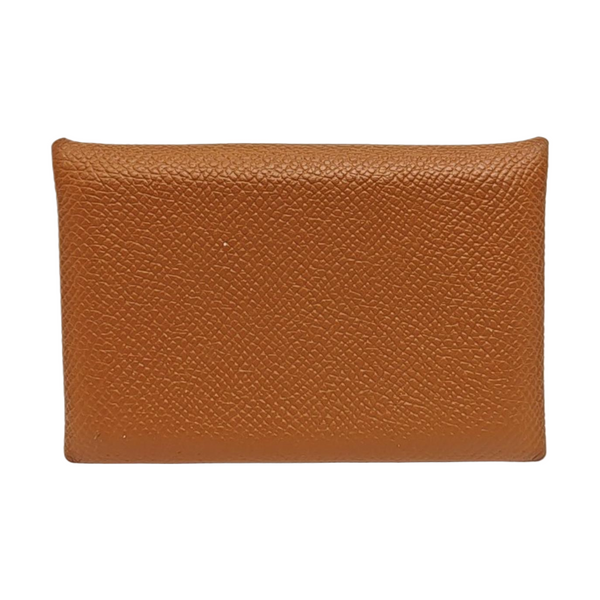 Calvi Epsom Brown Card Holder