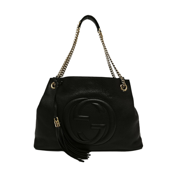 Authenticated pre-owned Soho Calfskin Black - Shoulder Bag at Looply
