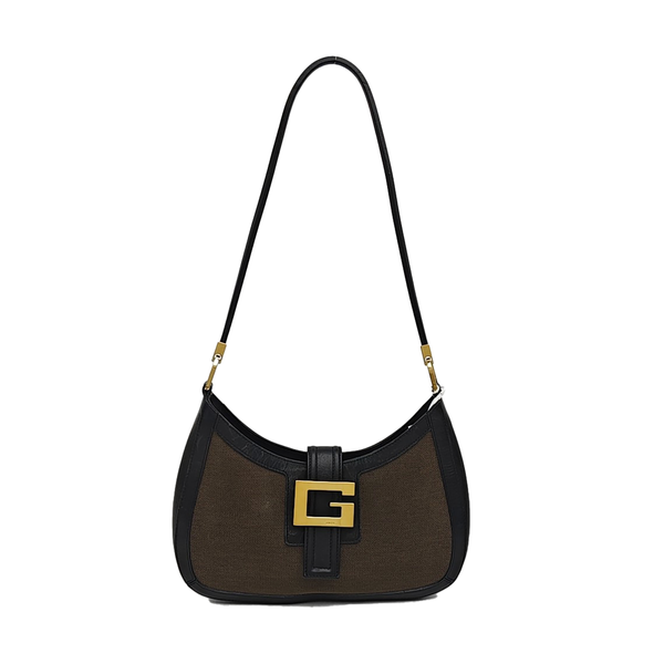 Canvas Shoulder Bag Brown