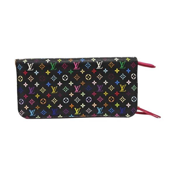 LV × TM INSOLITE Monogram Coated Canvas Black Wallet