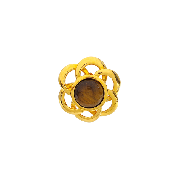 Metal Gold Clip On Earrings