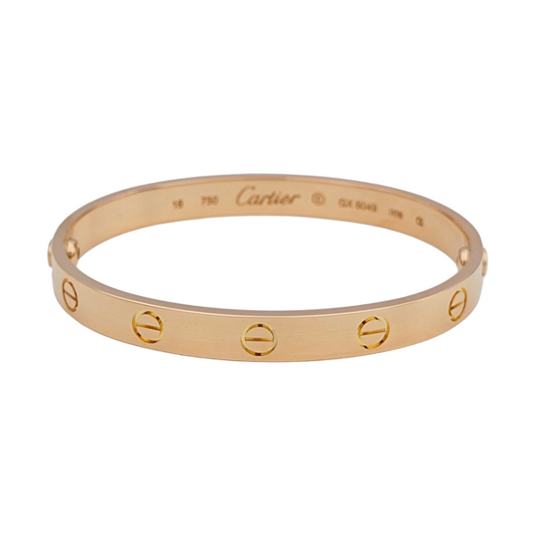 LOVE 18k Rose Gold Bangle