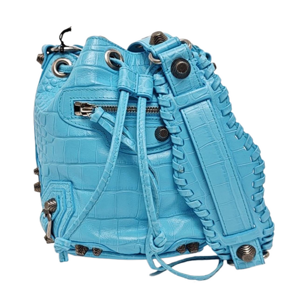 Le Cagole Mini Calfskin Blue