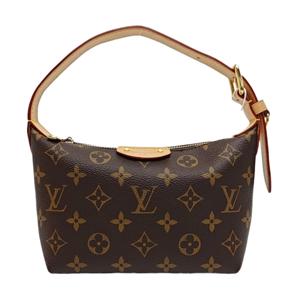 HILLS Monogram Coated Canvas Brown