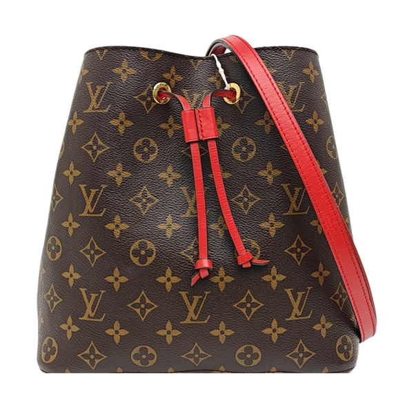 NÉONOÉ MM Monogram Coated Canvas Brown