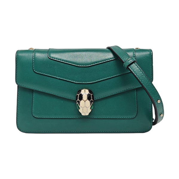SERPENTI FOREVER Small Calfskin Green