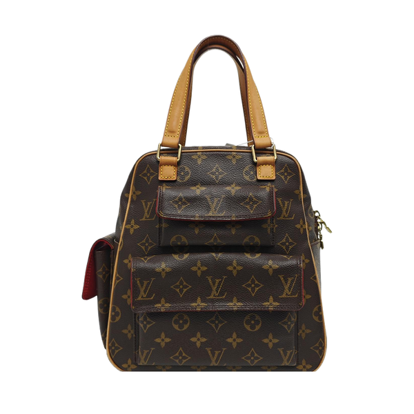 EXCENTRI-CITE Monogram Coated Canvas Brown