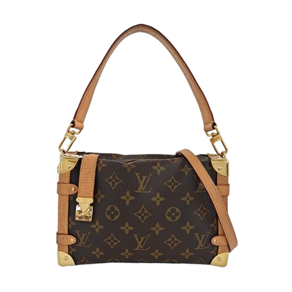 SIDE TRUNK MM Monogram Coated Canvas Brown
