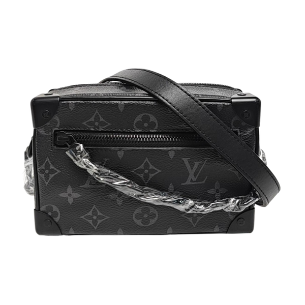 SOFT TRUNK Mini Monogram Coated Canvas Black