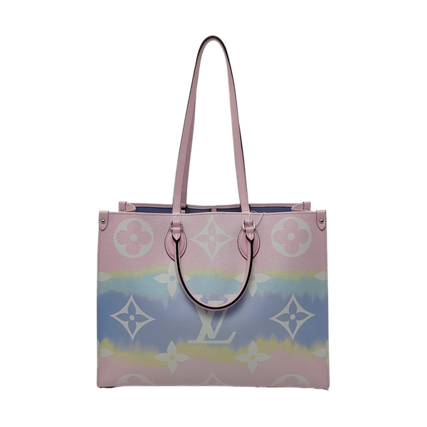 ONTHEGO GM Monogram Coated Canvas Pink