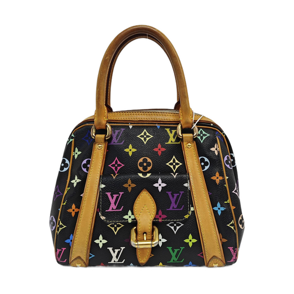 LV × TM PRISCILLA Monogram Coated Canvas Black