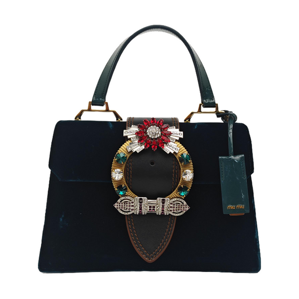 Miu Lady Velvet Green