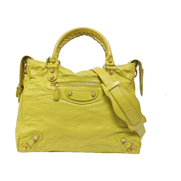 Authenticated pre-owned Classic City Lambskin Green - Tote Bag at Looply
