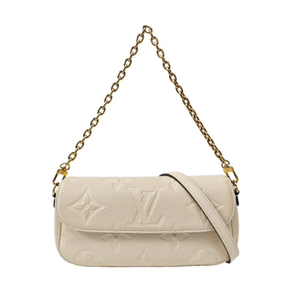 IVY Monogram Calfskin Beige