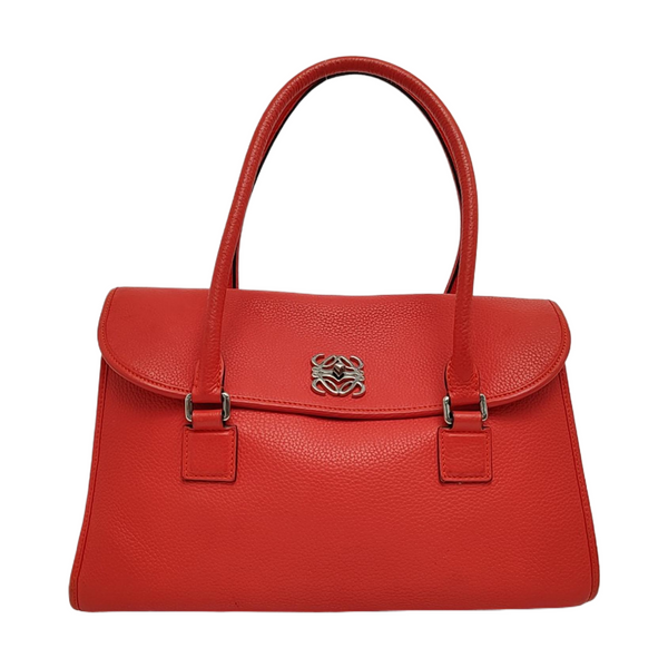 Calfskin Shoulder Bag Red