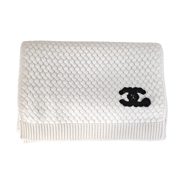 Cashmere Scarf White