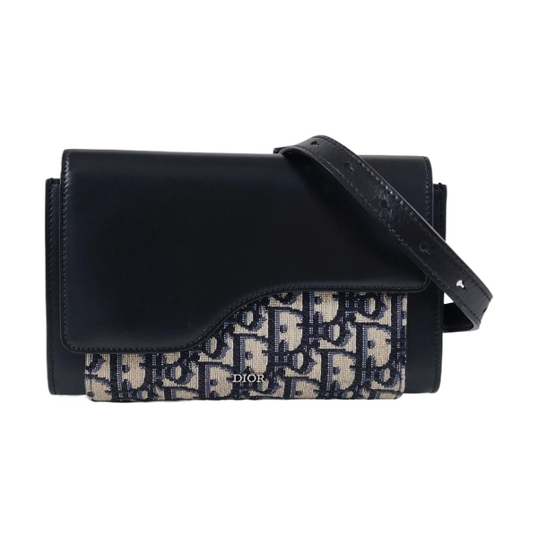 Oblique Calfskin Black