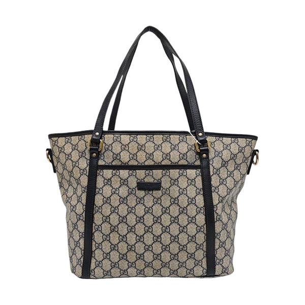 Monogram Coated Canvas Top Handle Bag Beige