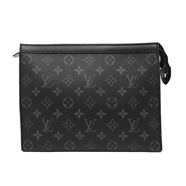 Pochette Voyag MM Monogram Coated Canvas Black