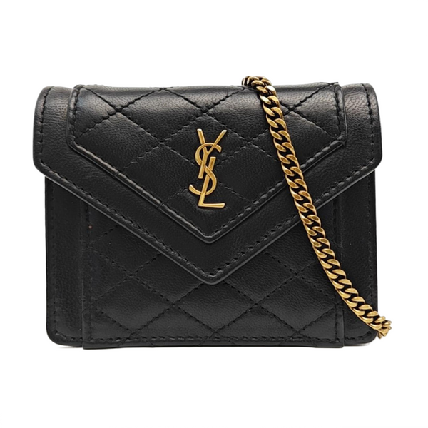 GABY Quilted Lambskin Black