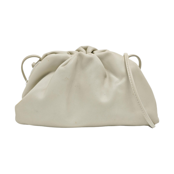 The Pouch Mini Lambskin White