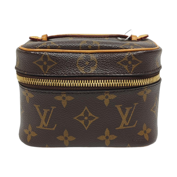 NICE Super Mini Monogram Coated Canvas Brown