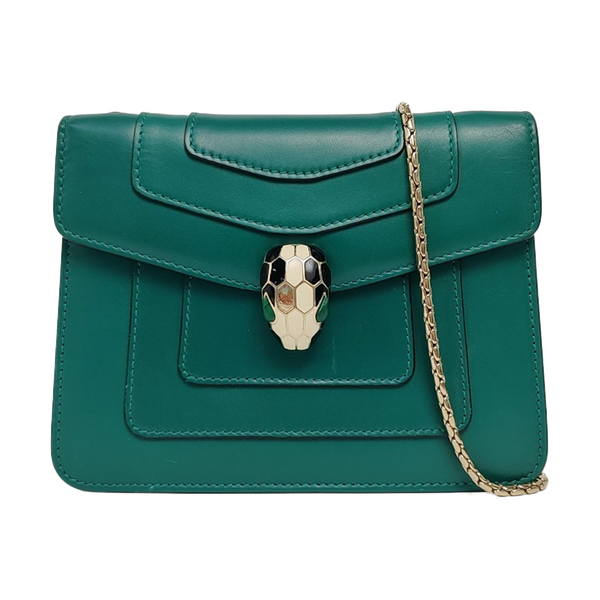 SERPENTI FOREVER Small Calfskin Green