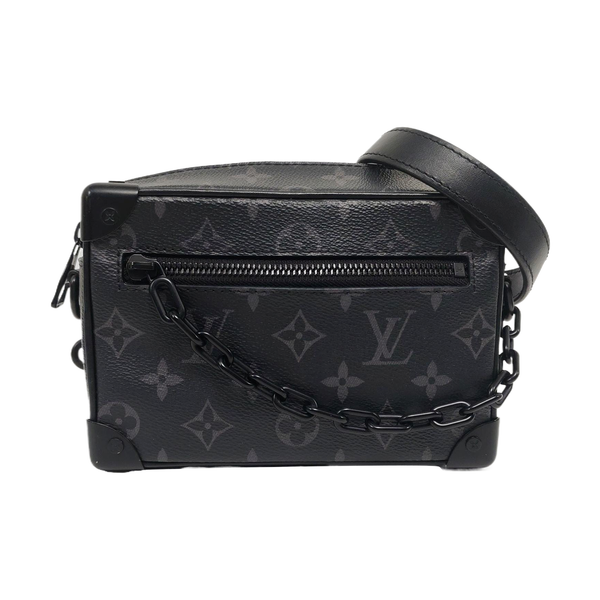 SOFT TRUNK Mini Monogram Coated Canvas Black