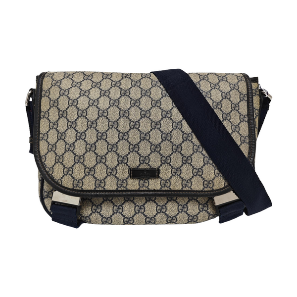 Monogram Coated Canvas Shoulder Bag Beige