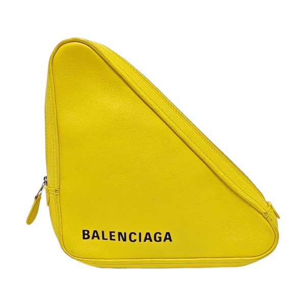 Triangle Calfskin Yellow