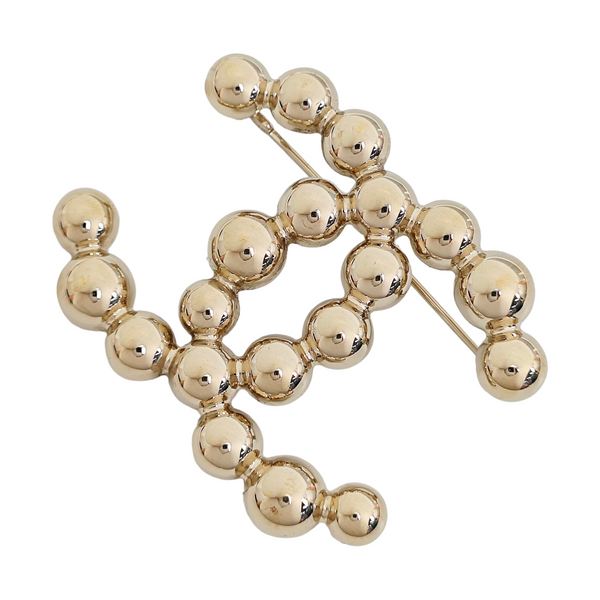 Metal Gold Brooch