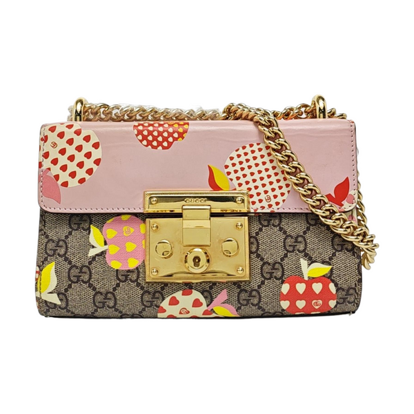 Authenticated pre-owned Padlock Small Monogram Coated Canvas Multicolor - Shoulder Bag at Looply