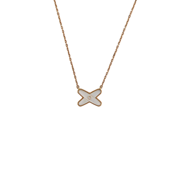 Jeux De Liens 18k Rose Gold Necklace