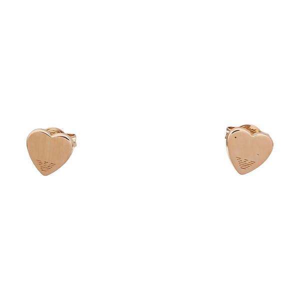 925 Sterling Silver Rose Gold Stud Earrings
