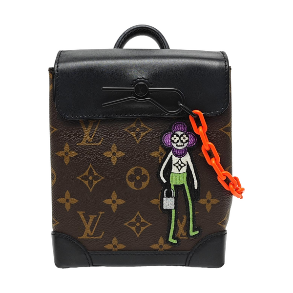 STEAMER Extra Small Monogram Coated Canvas Brown