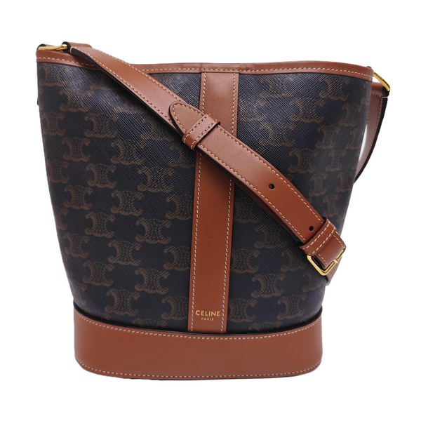 TRIOMPHE CANVAS Small Coated Canvas Brown