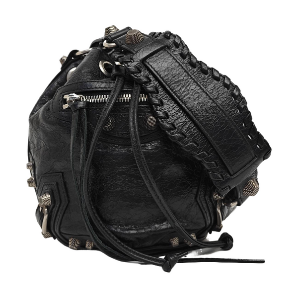 Calfskin Bucket Bag Black