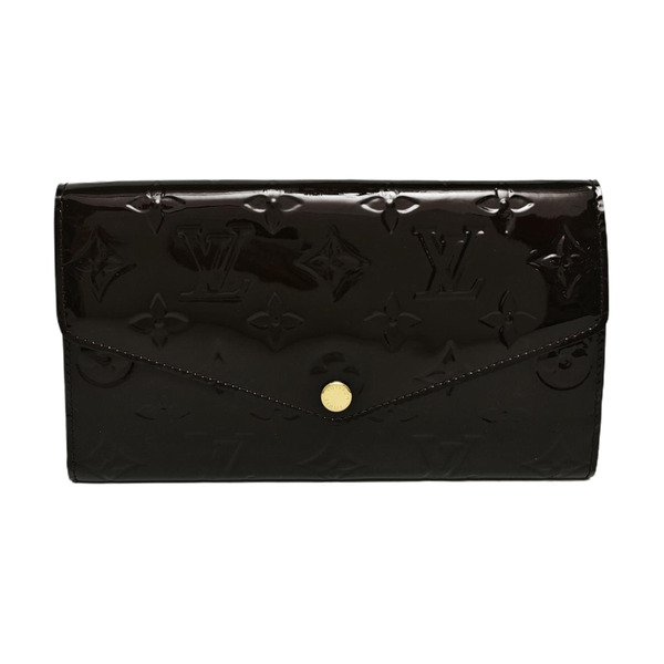 SARAH Patent Leather Red Wallet