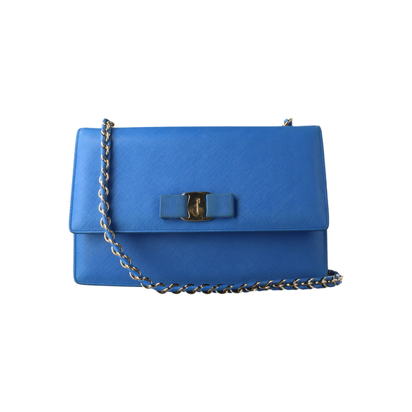 Ginny Calfskin Blue